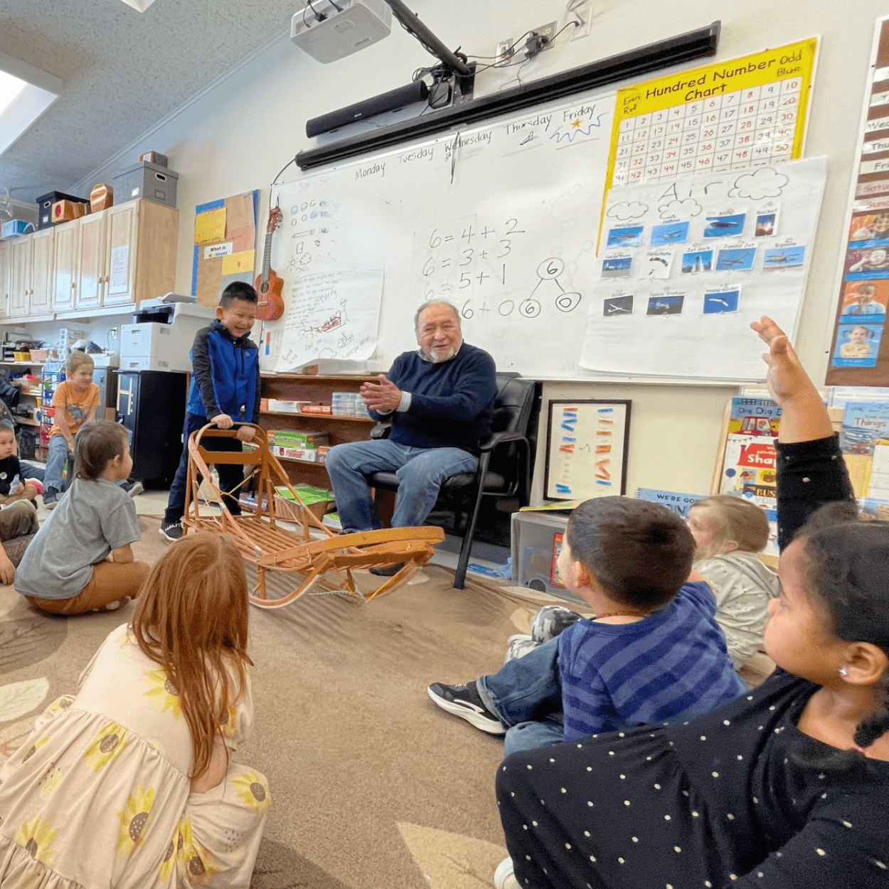 Studying Dog Sleds with an Elder